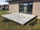 Trinkelių klojimas - betoninės trinkelės - terasos